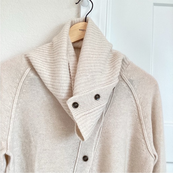 NWT! Anthropologie Pilcro Asymmetric Button Cashmere Cardigan Sweater - XS 🏈 - Picture 6 of 13